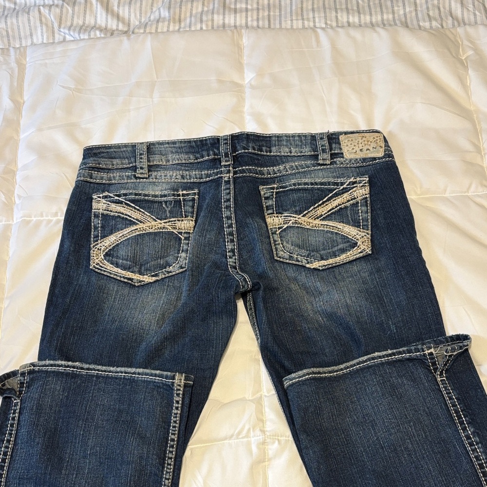 Silver Jeans Dark Blue Bootcut Jeans